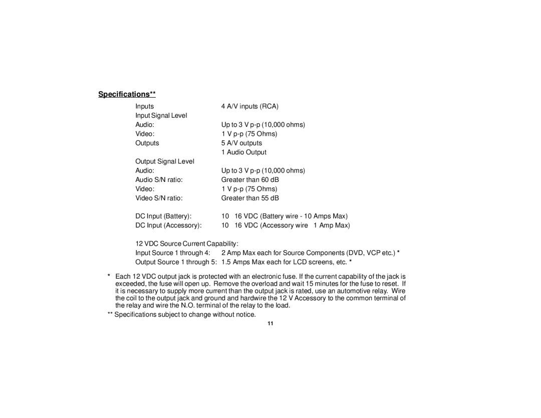 Cecilware SDB45 owner manual Specifications 