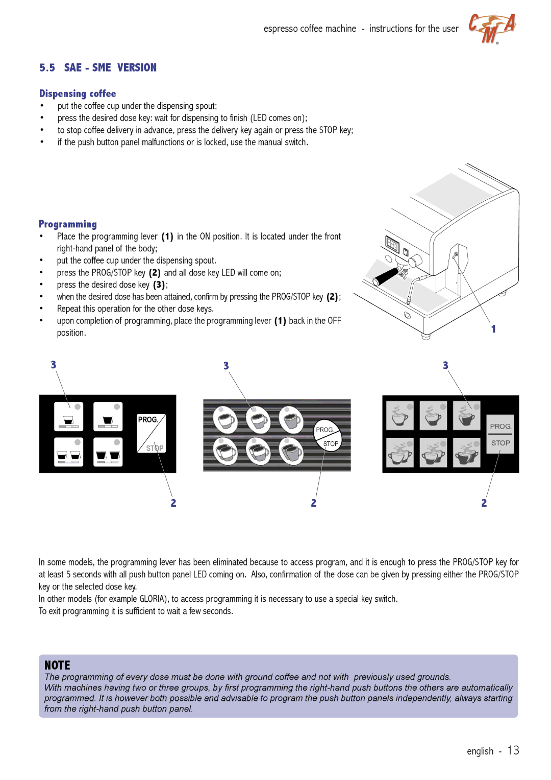 Cecilware VAE-J1 manual SAE SME Version 