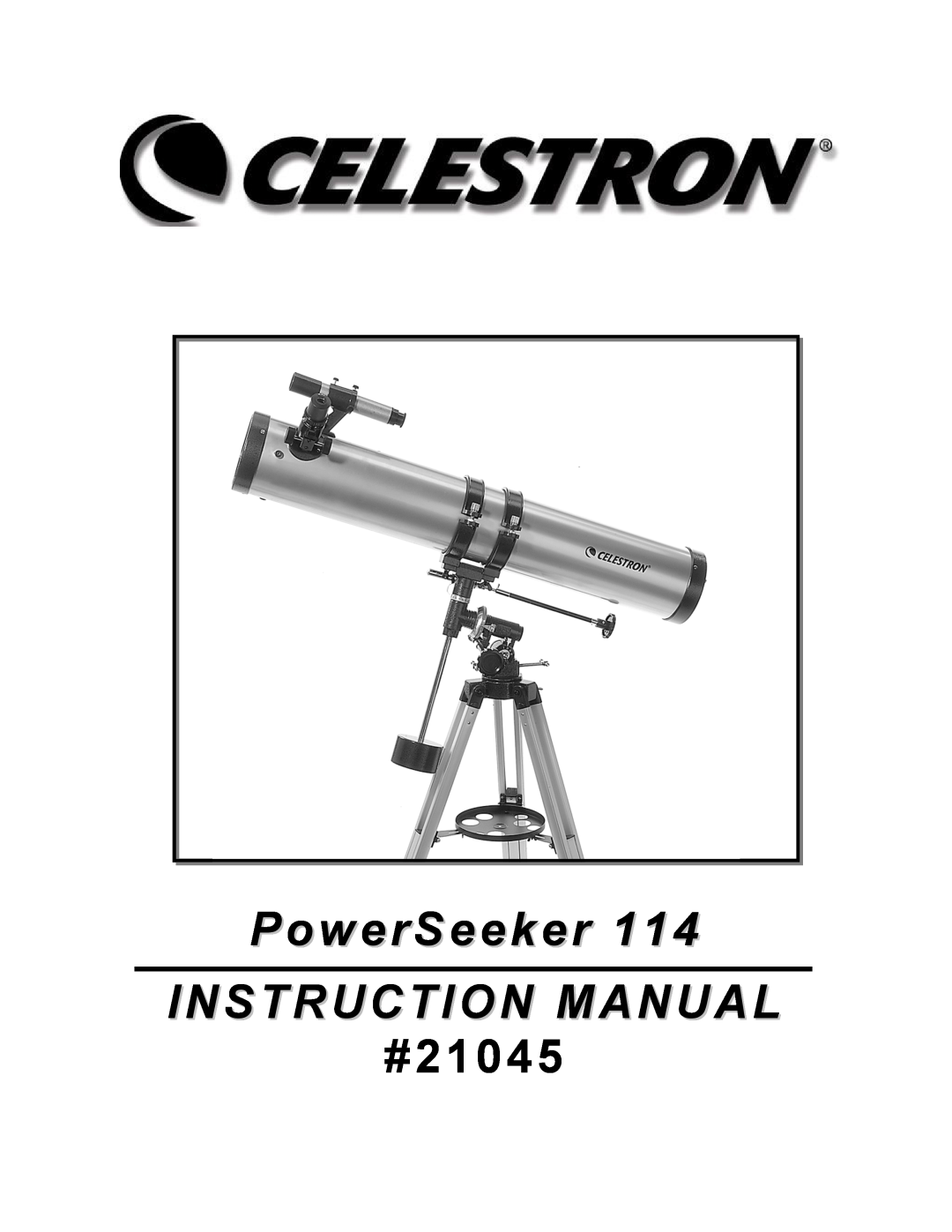 Celestron 114 manual #21045 