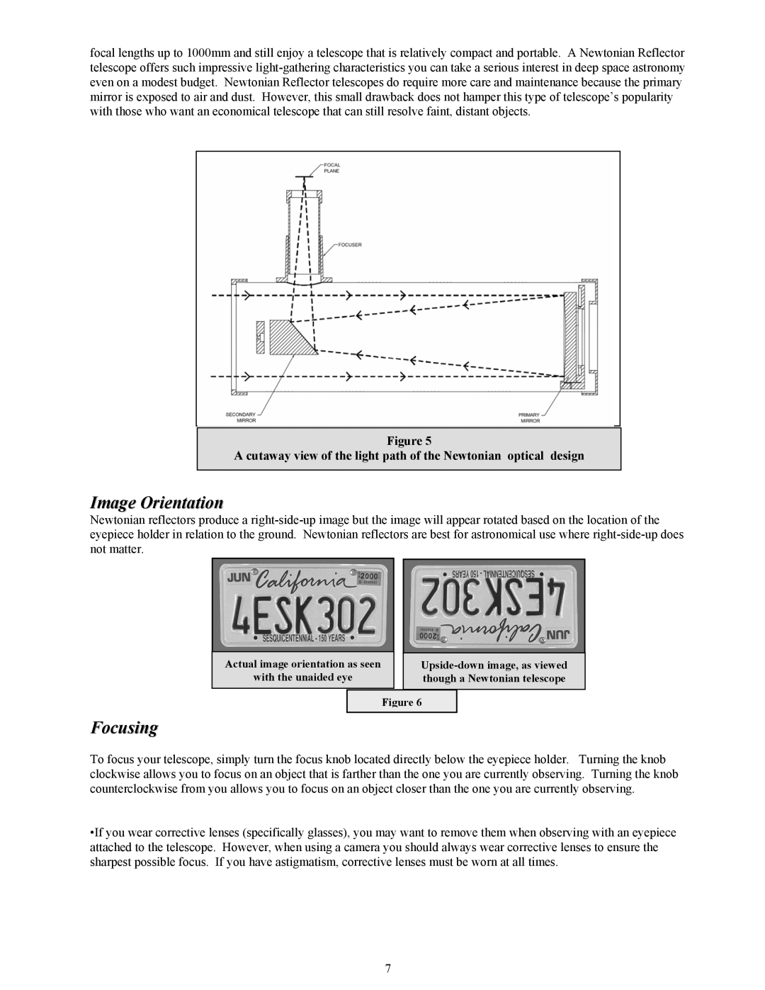 Celestron 127 manual Image Orientation 