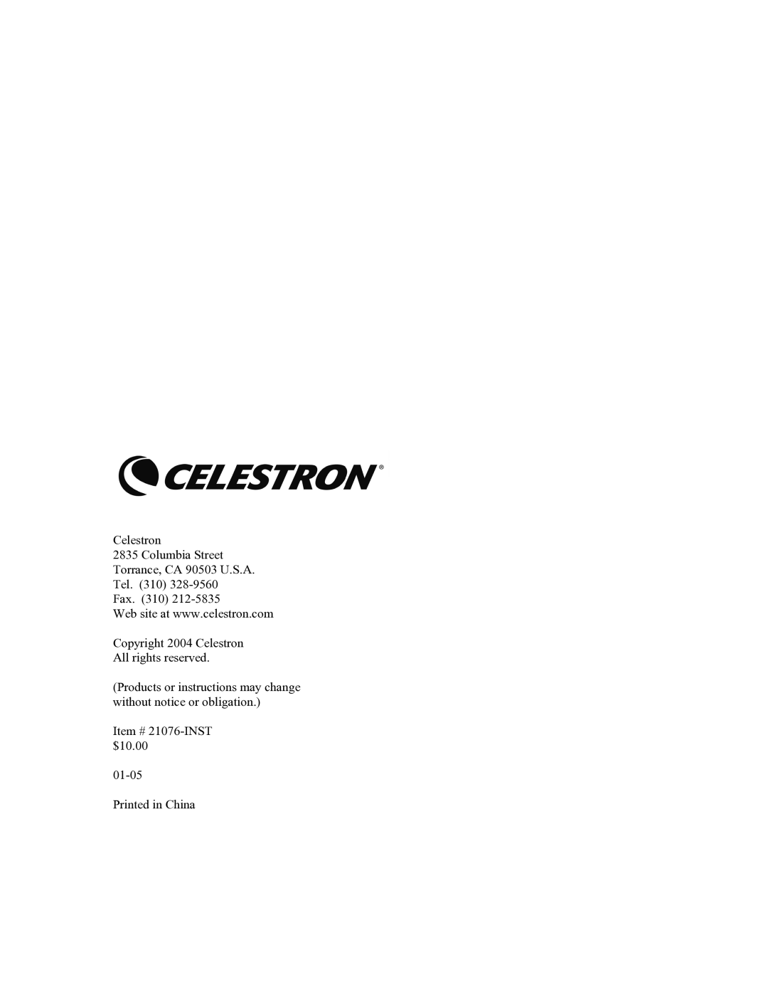 Celestron 70 manual 