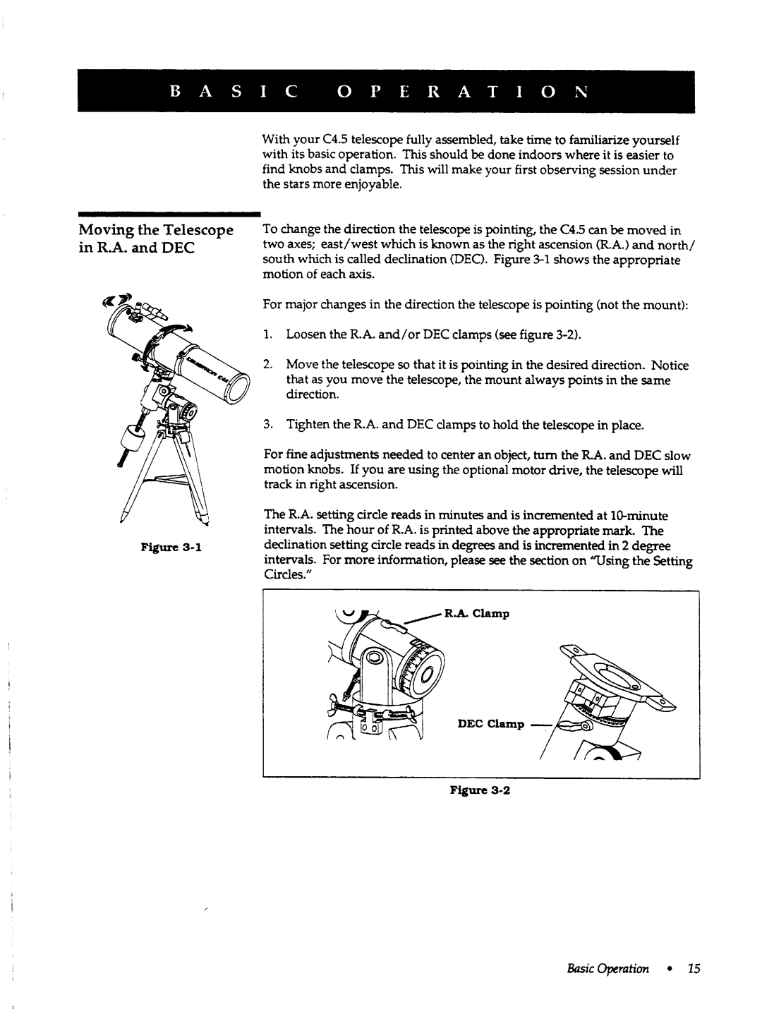 Celestron C4.5 manual 