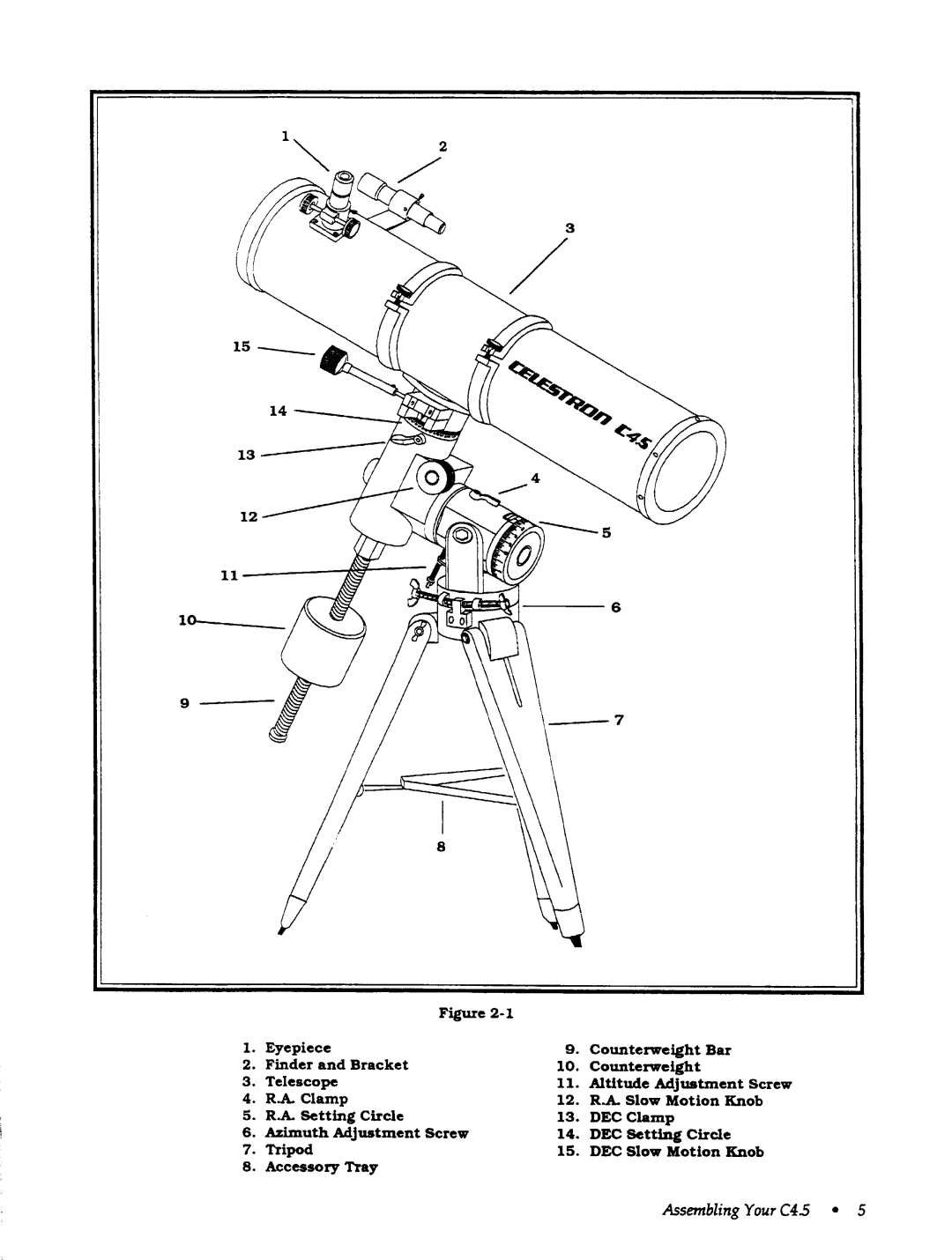 Celestron C4.5 manual 