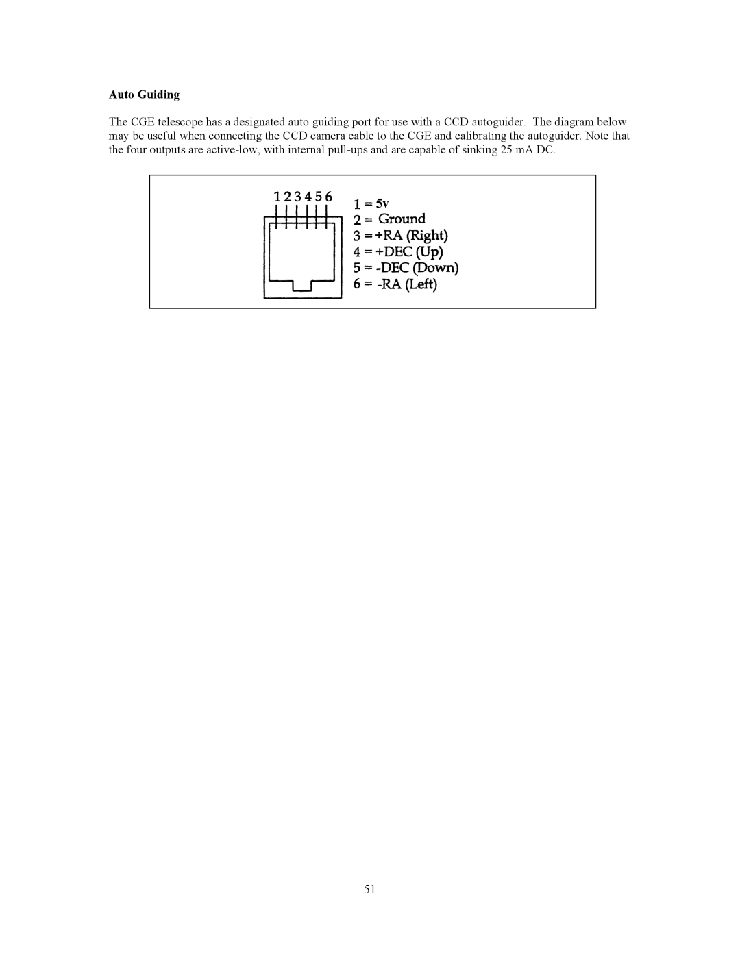 Celestron CGE1400, CGE925, CGE1100, CGE800 manual Auto Guiding 