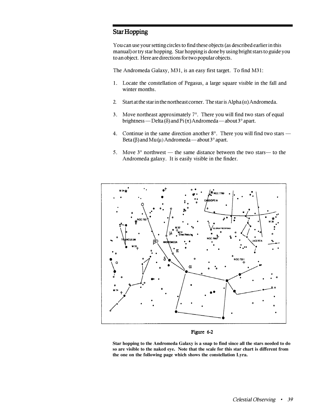 Celestron CR-150 HD instruction manual StarHopping, Celestial Observing 