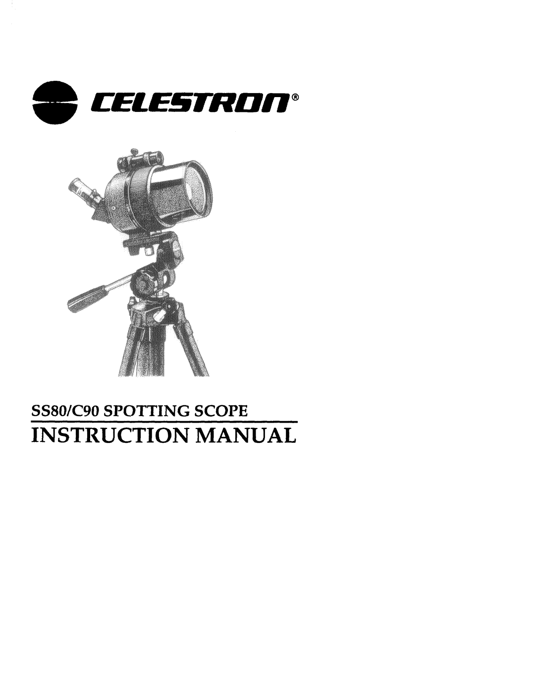Celestron SS80 manual