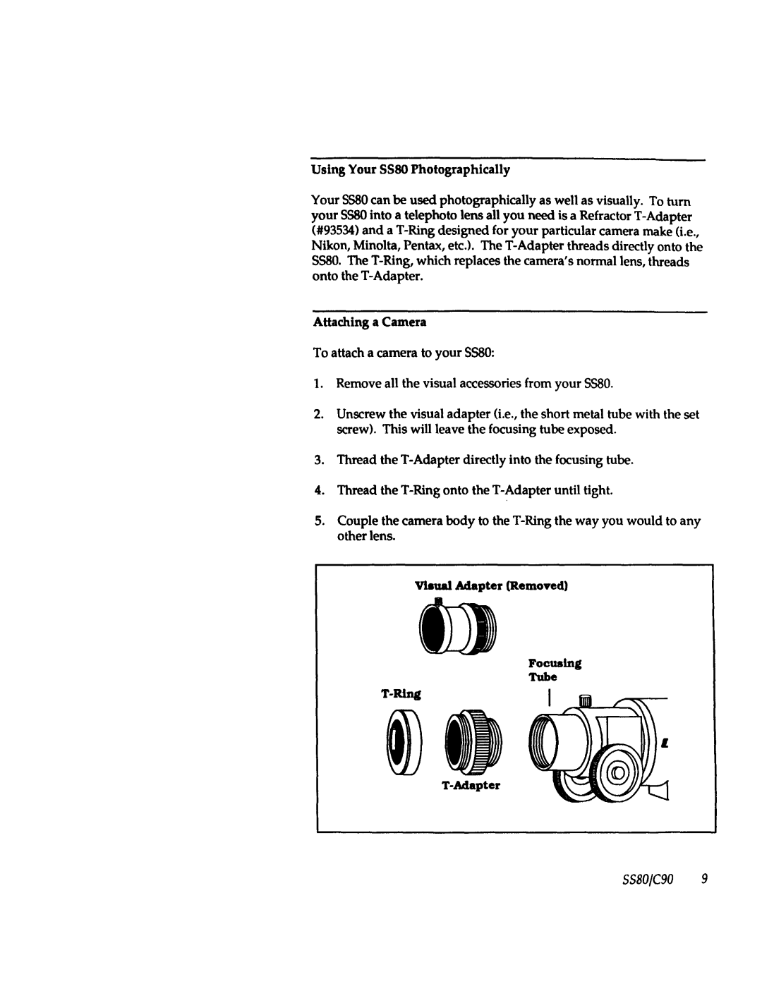 Celestron SS80 manual