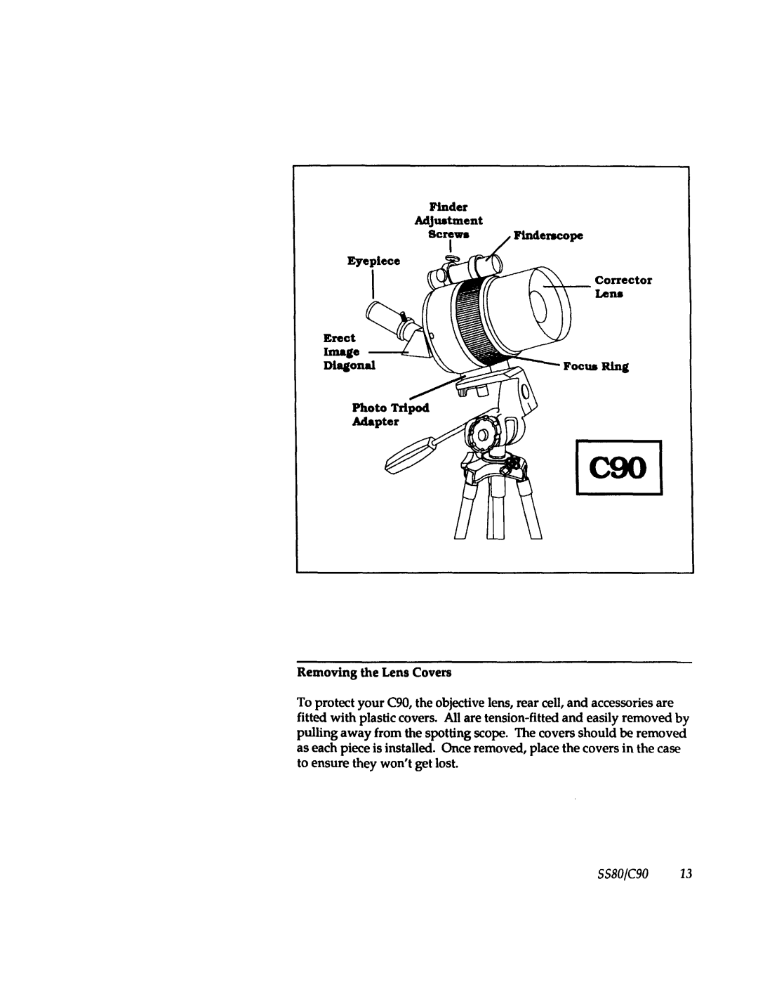 Celestron SS80 manual