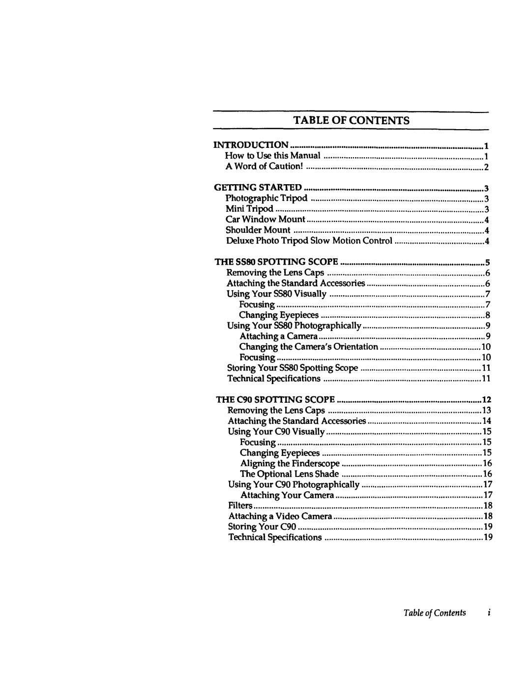 Celestron SS80 manual