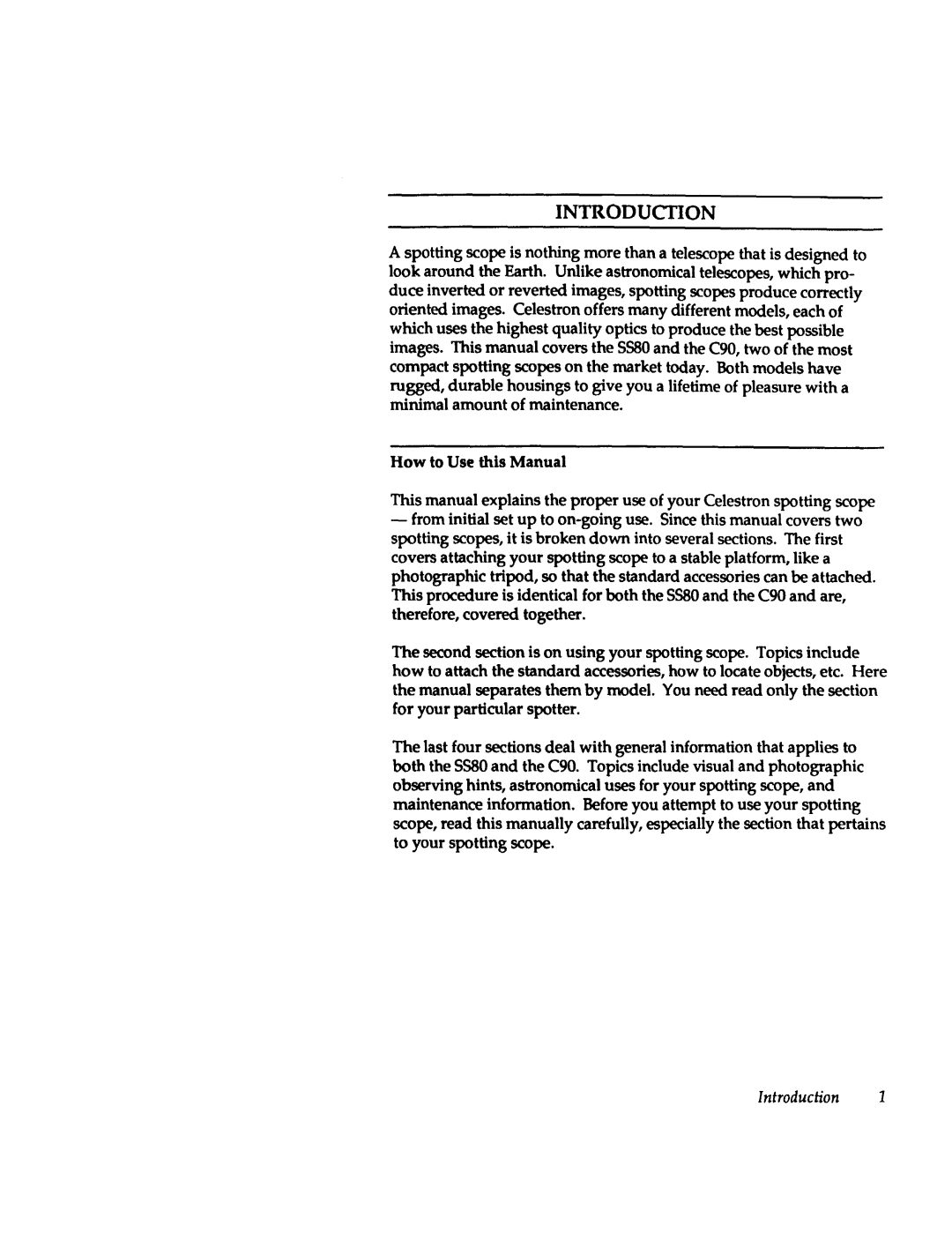 Celestron SS80 manual