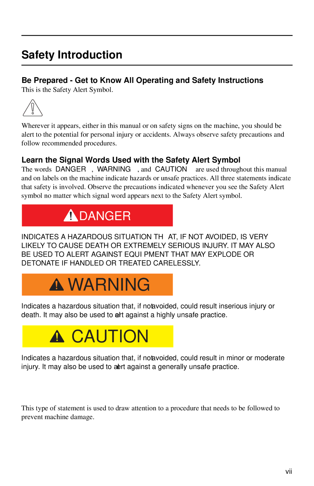 Cellboost 999-823 manual Safety Introduction, Learn the Signal Words Used with the Safety Alert Symbol 