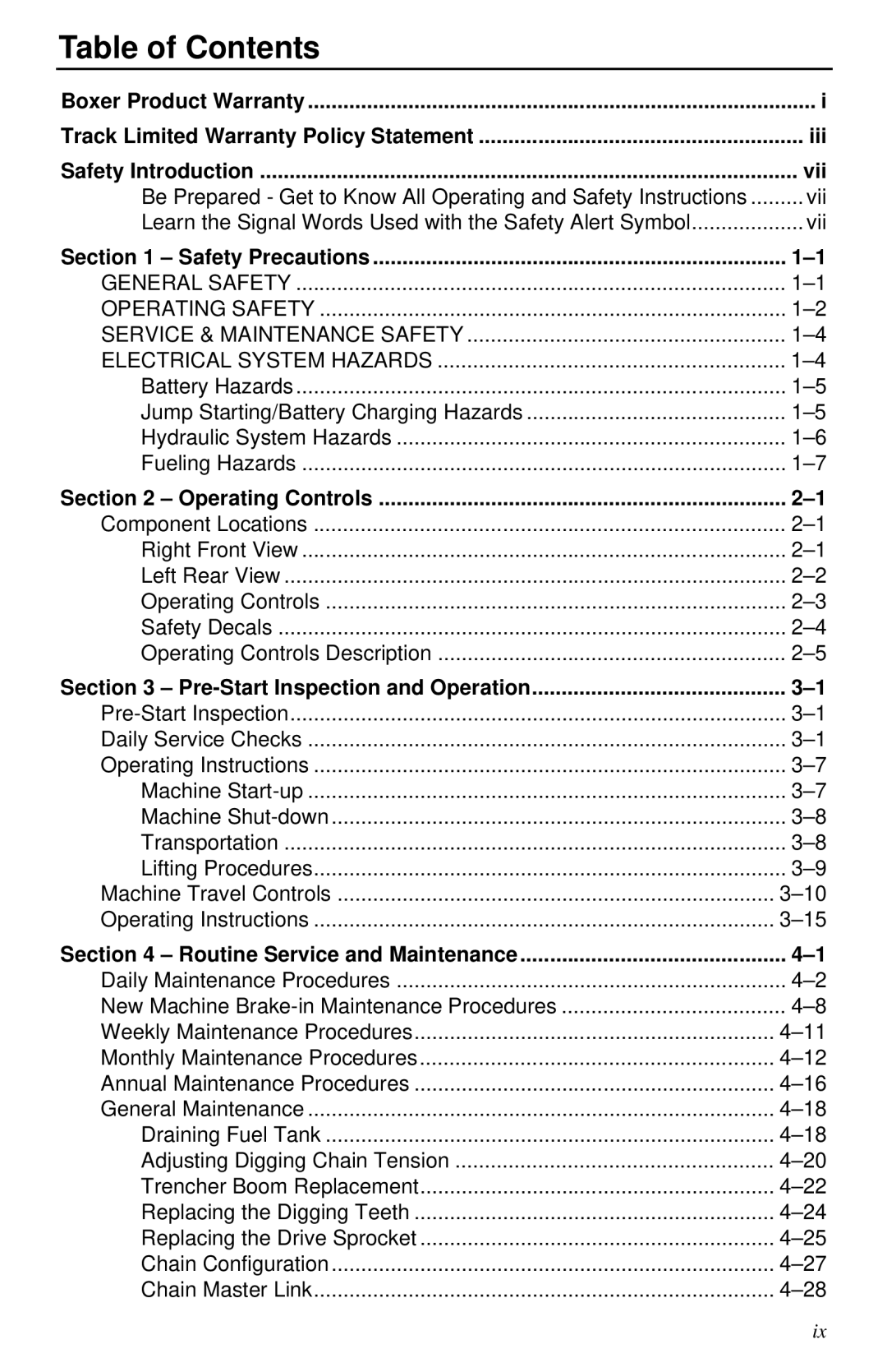 Cellboost 999-823 manual Table of Contents 