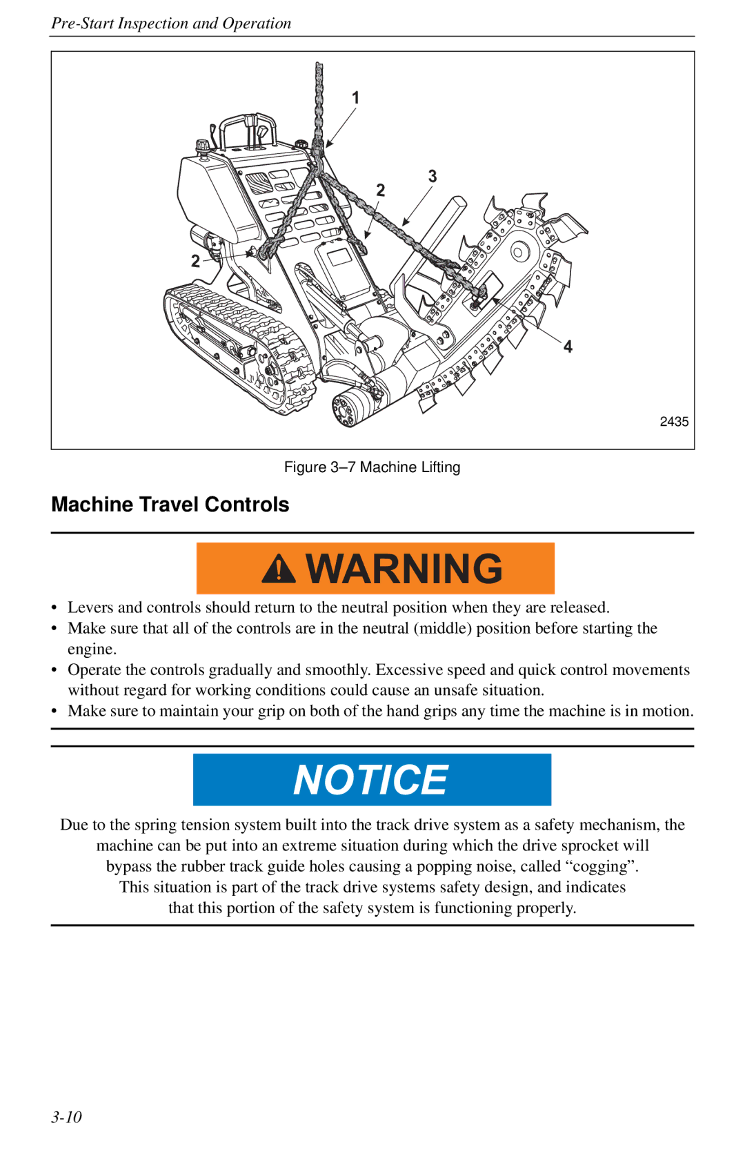 Cellboost 999-823 manual Machine Travel Controls, Machine Lifting 