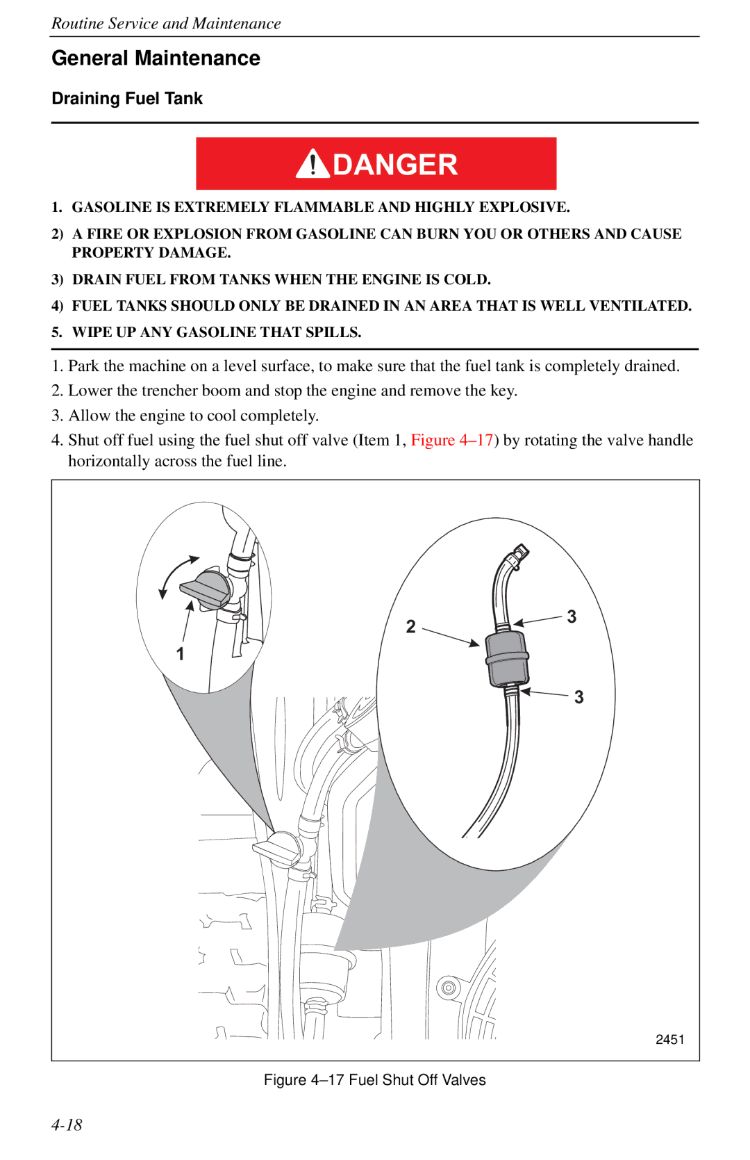 Cellboost 999-823 manual General Maintenance, Draining Fuel Tank 