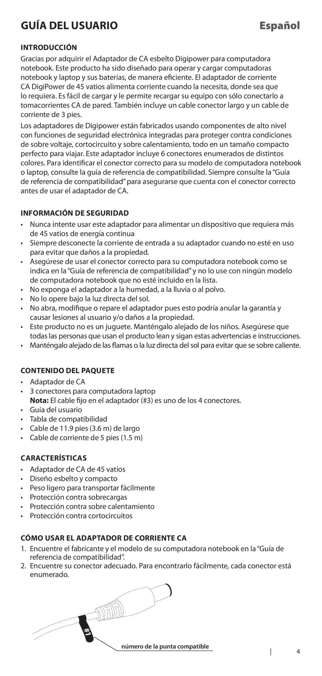 Cellular Innovations digipower manual Español 