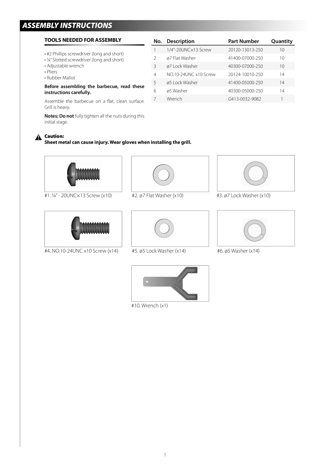 Centro 120407 warranty Assembly Instructions 