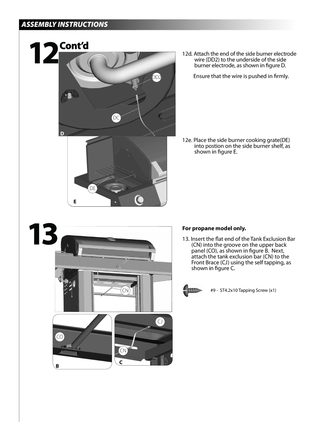 Centro 3800 warranty 12Cont’d 