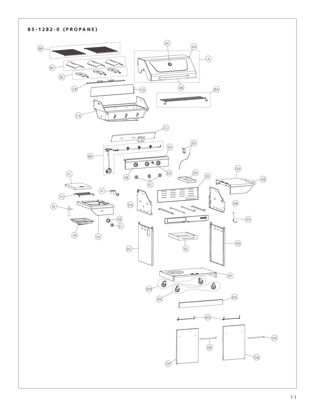 Centro 4000AS warranty 1 2 8 2 0 P R O P a N E 