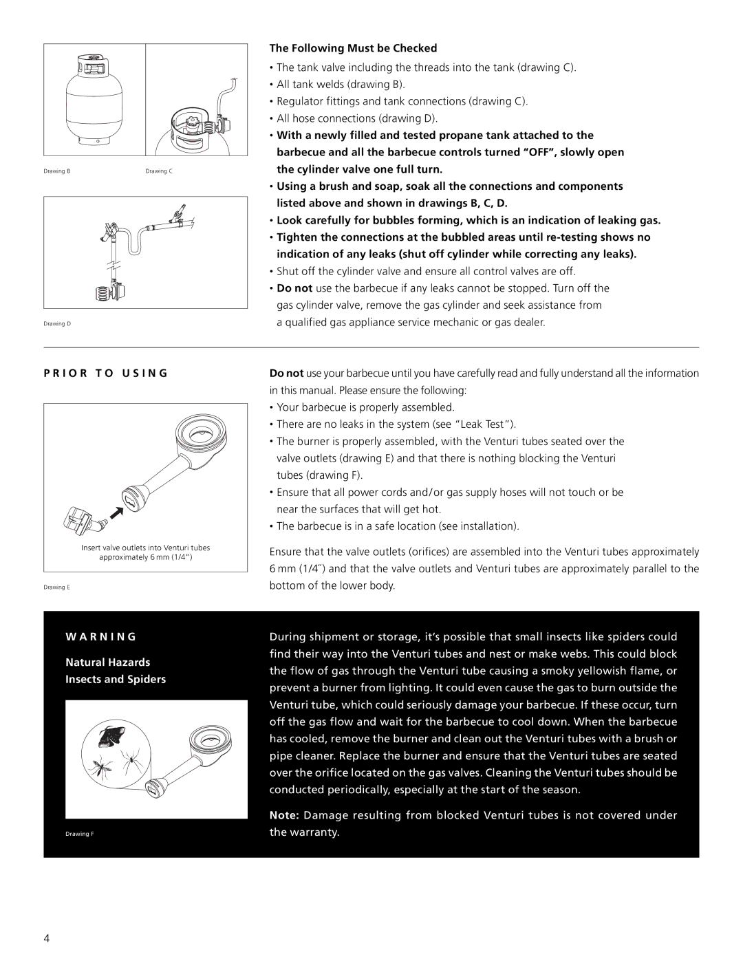 Centro 4000AS warranty I O R T O U S I N G, Following Must be Checked 