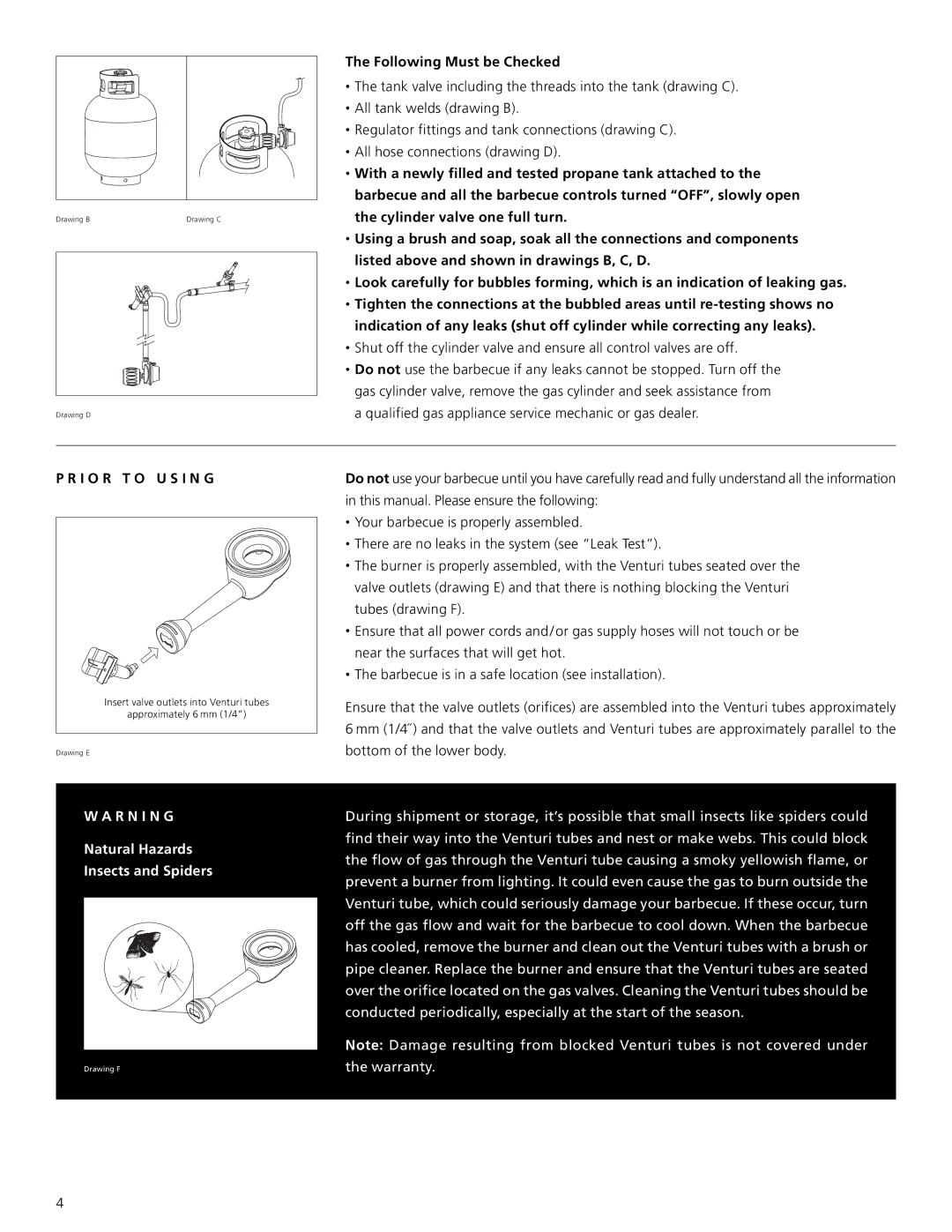 Centro 4000B warranty I O R T O U S I N G, Following Must be Checked 