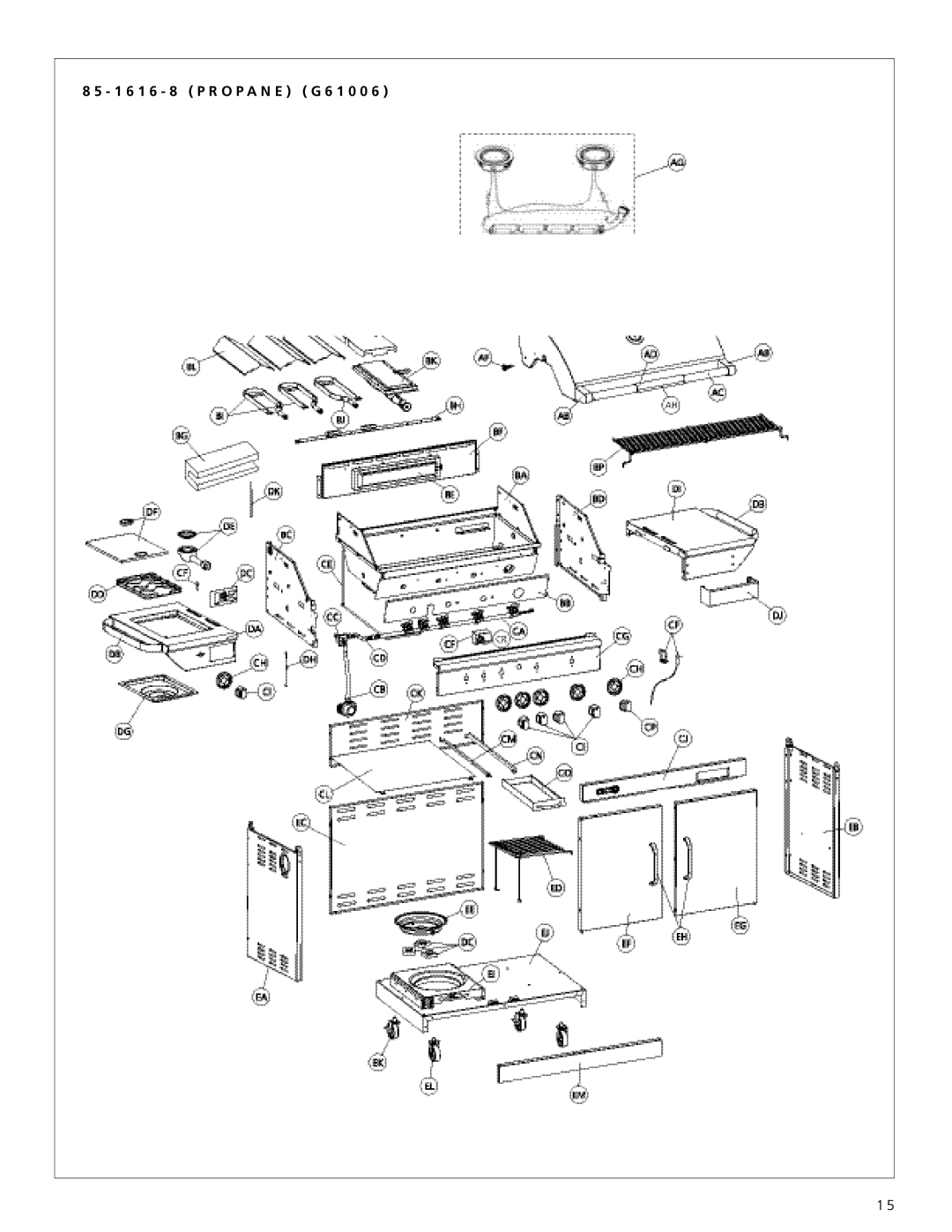 Centro 6500 warranty 1 6 1 6 8 P R O P a N E G 6 1 0 0 