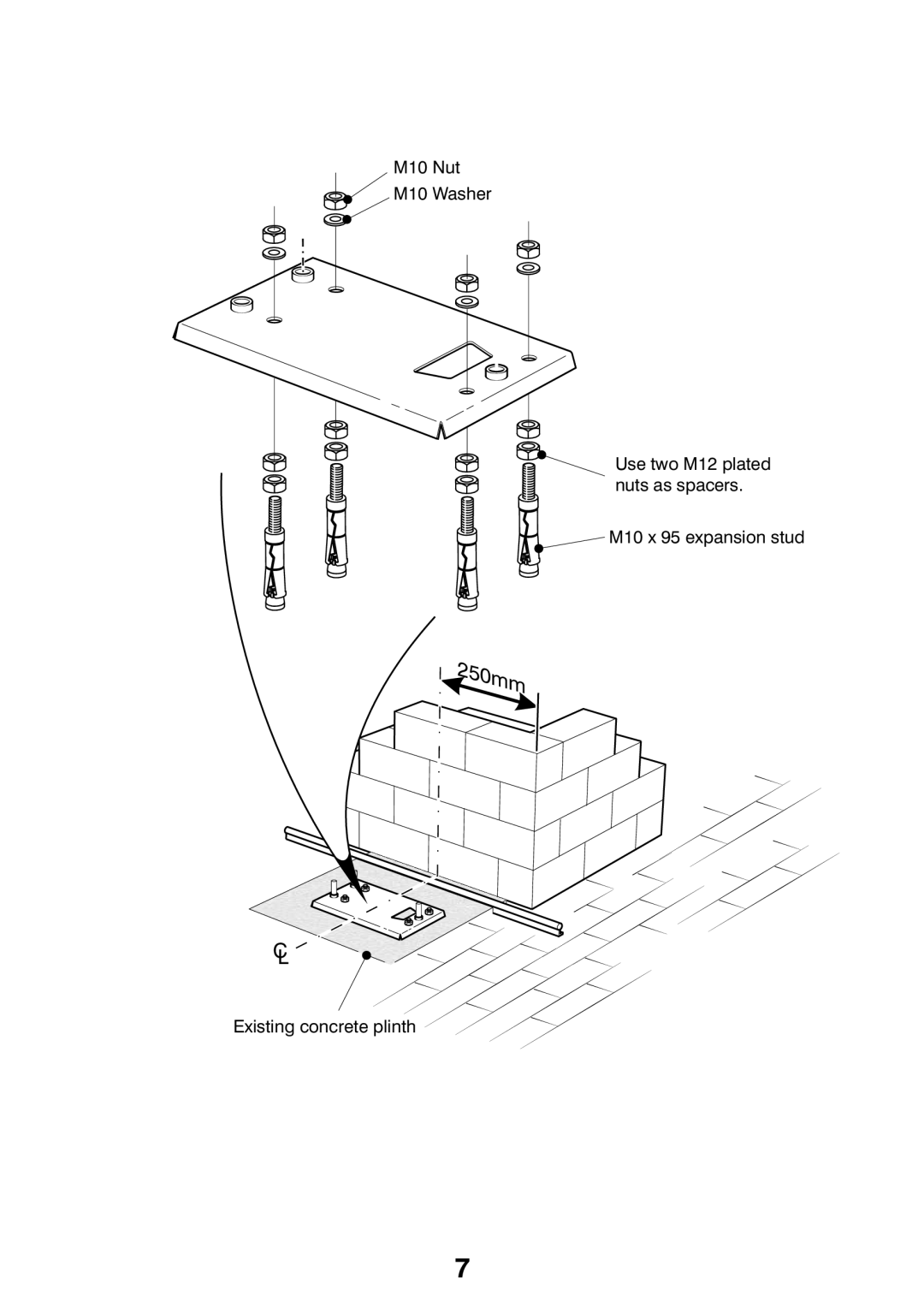 Centurion CP72SR5 installation manual 