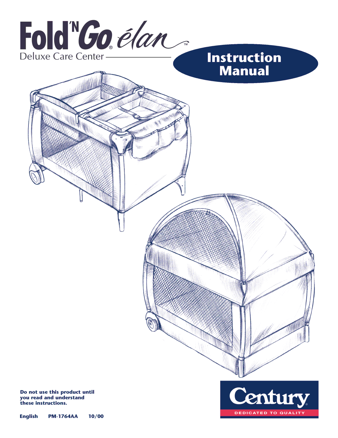 Century 10-762 instruction manual Instruction Manual 