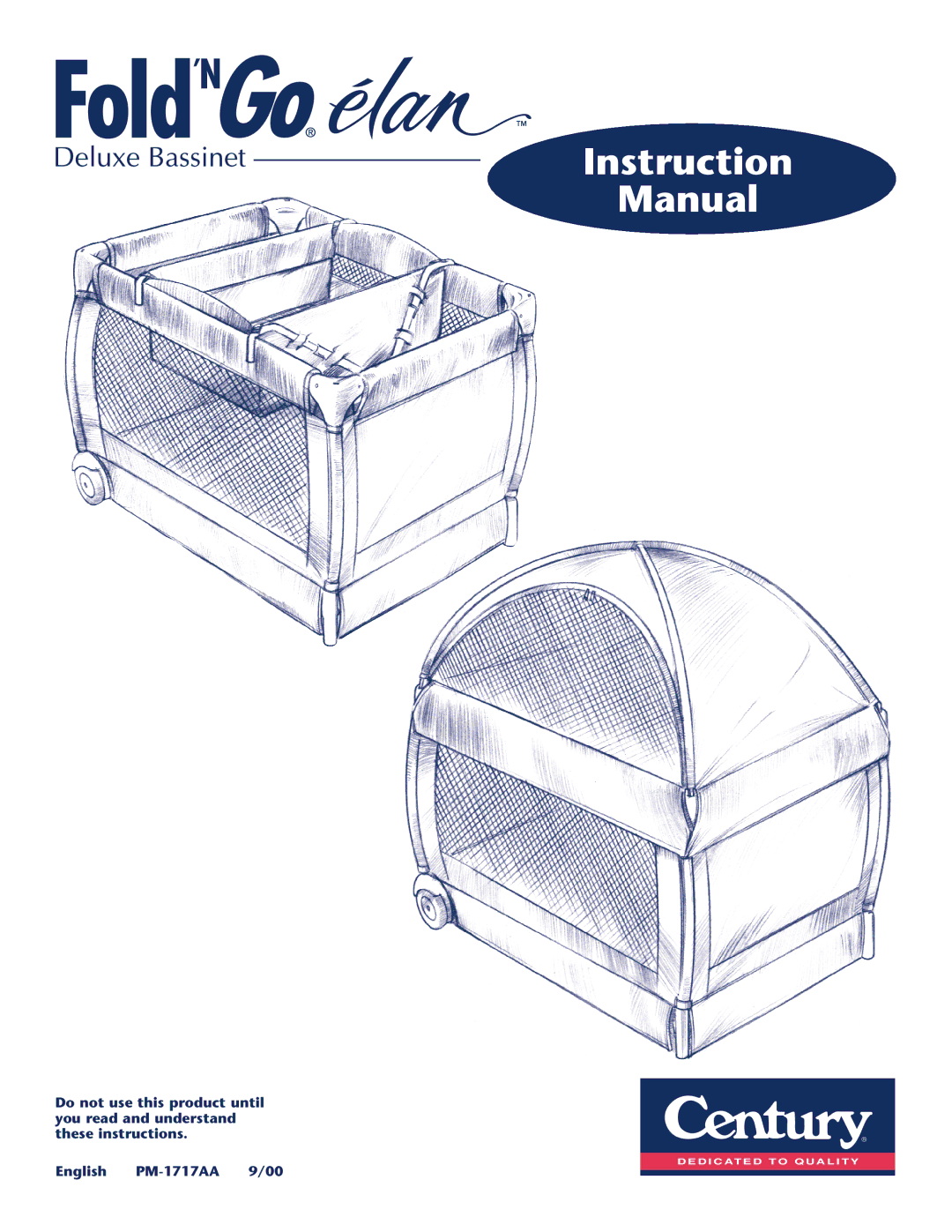 Century 10747 instruction manual Instruction Manual 