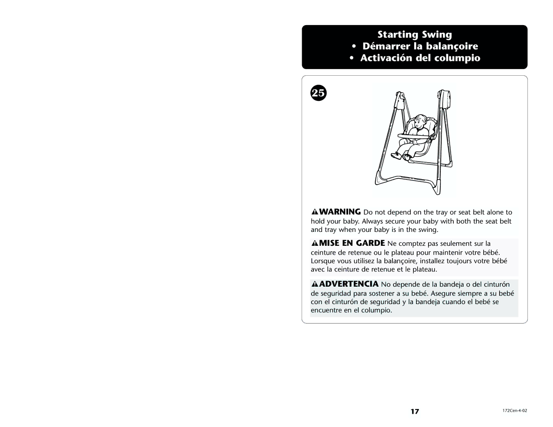 Century 1470 manual 172Cen-4-02 