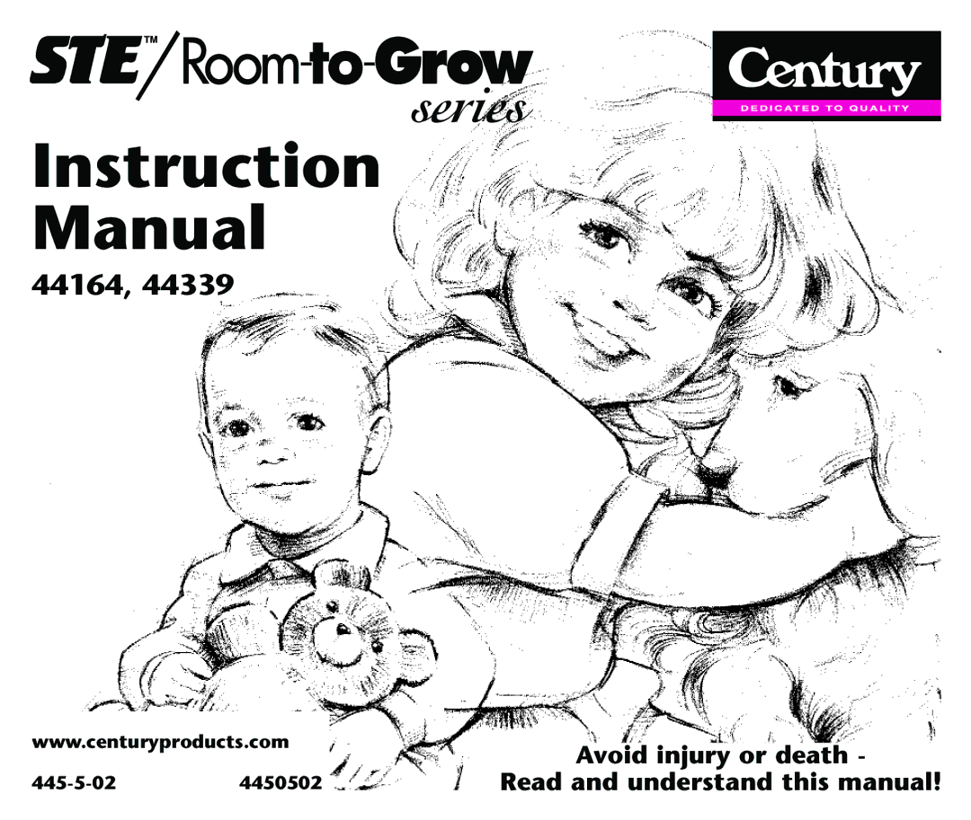 Century 44164, 44339 instruction manual 