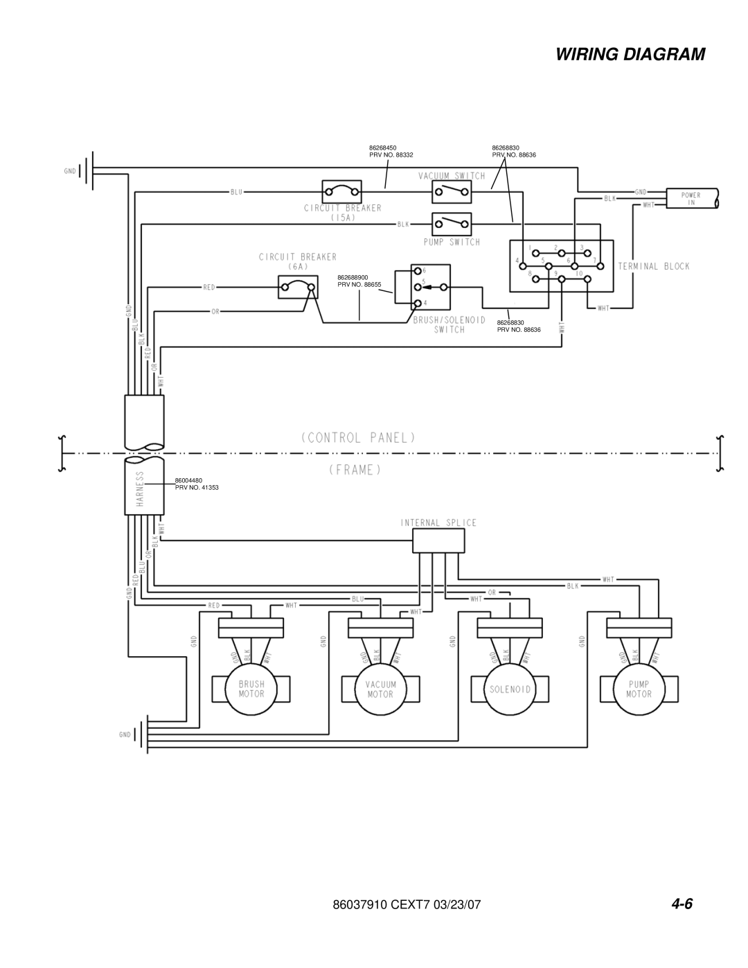 Century CEXT7 manual Wiring Diagram 