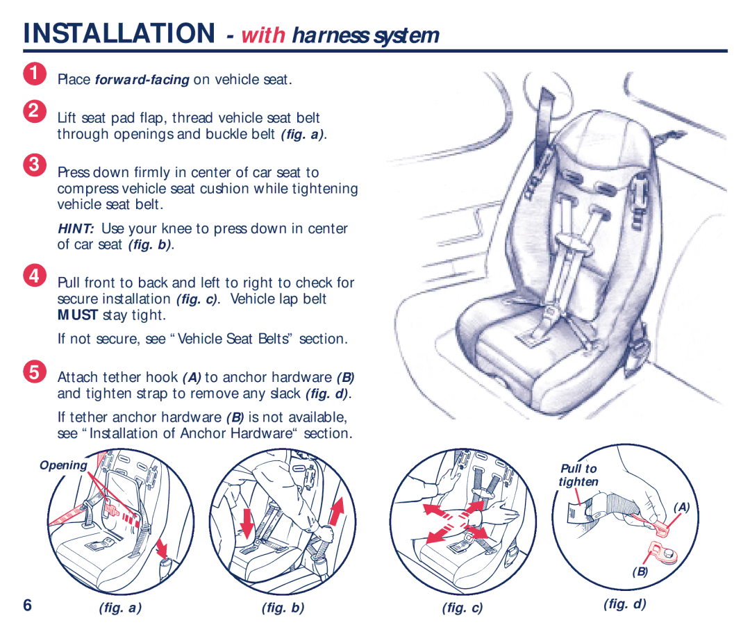 Century PM-1435AB manual Installation with harness system 