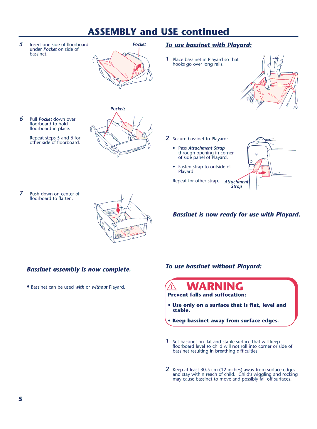 Century PM-1644AA instruction manual Pockets, Pass Attachment Strap 