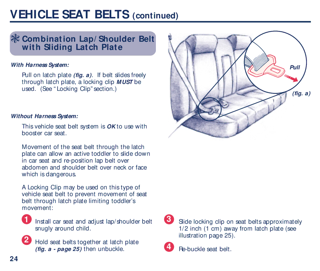 Century PM-1707AB manual Combination Lap/Shoulder Belt with Sliding Latch Plate, Pull 