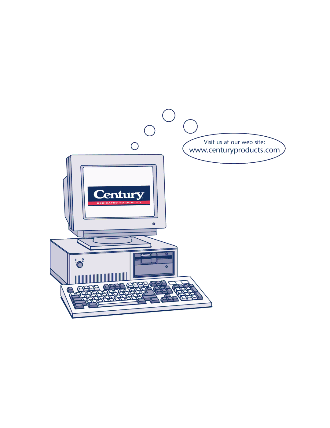 Century PM-1722AC instruction manual Visit us at our web site 