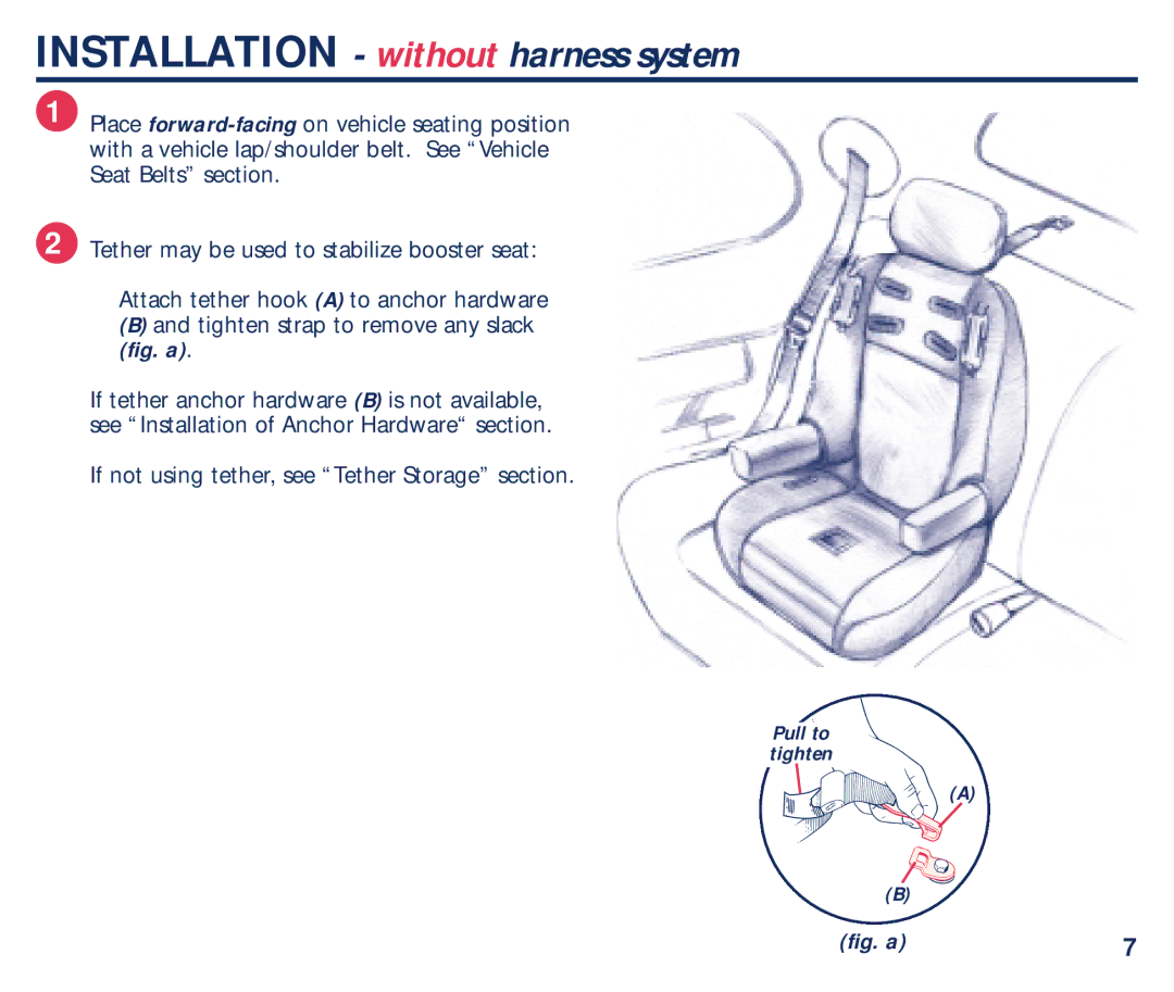 Century PM-1863AB manual Installation without harness system 