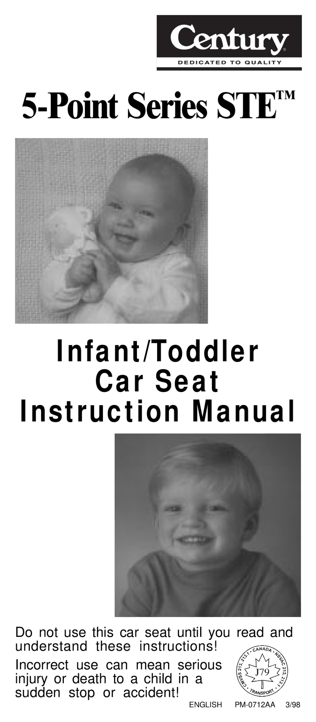 Century instruction manual Point Series STE 