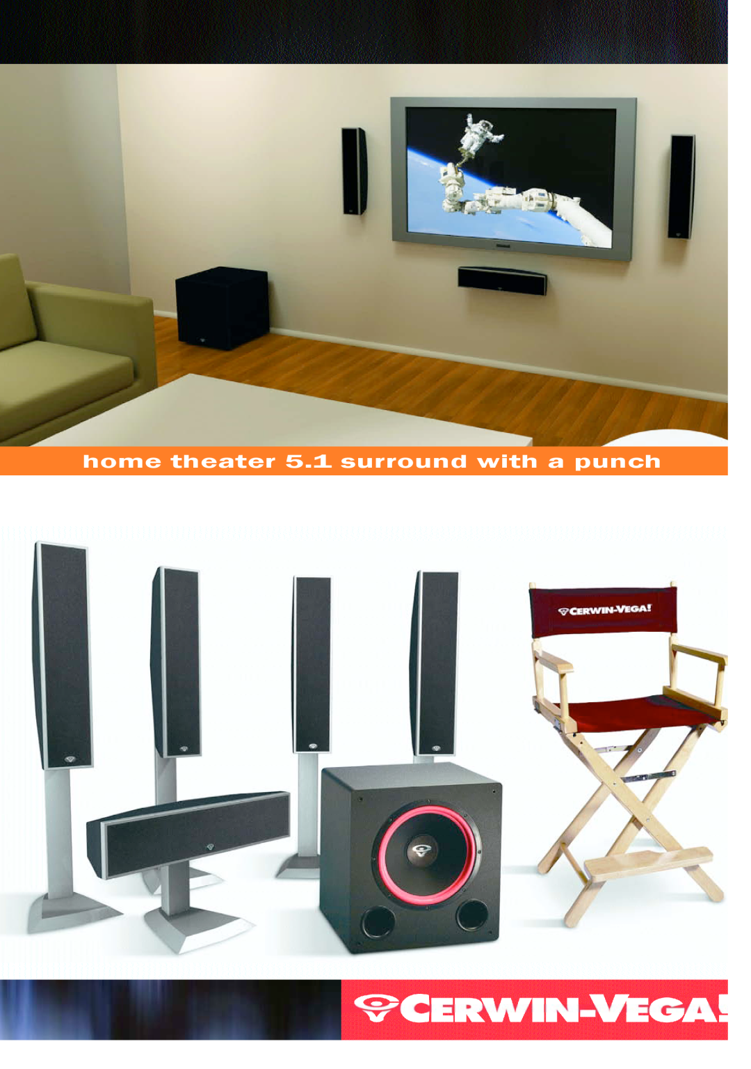 Cerwin-Vega CVHD Series manual home theater 5.1 surround with a punch 