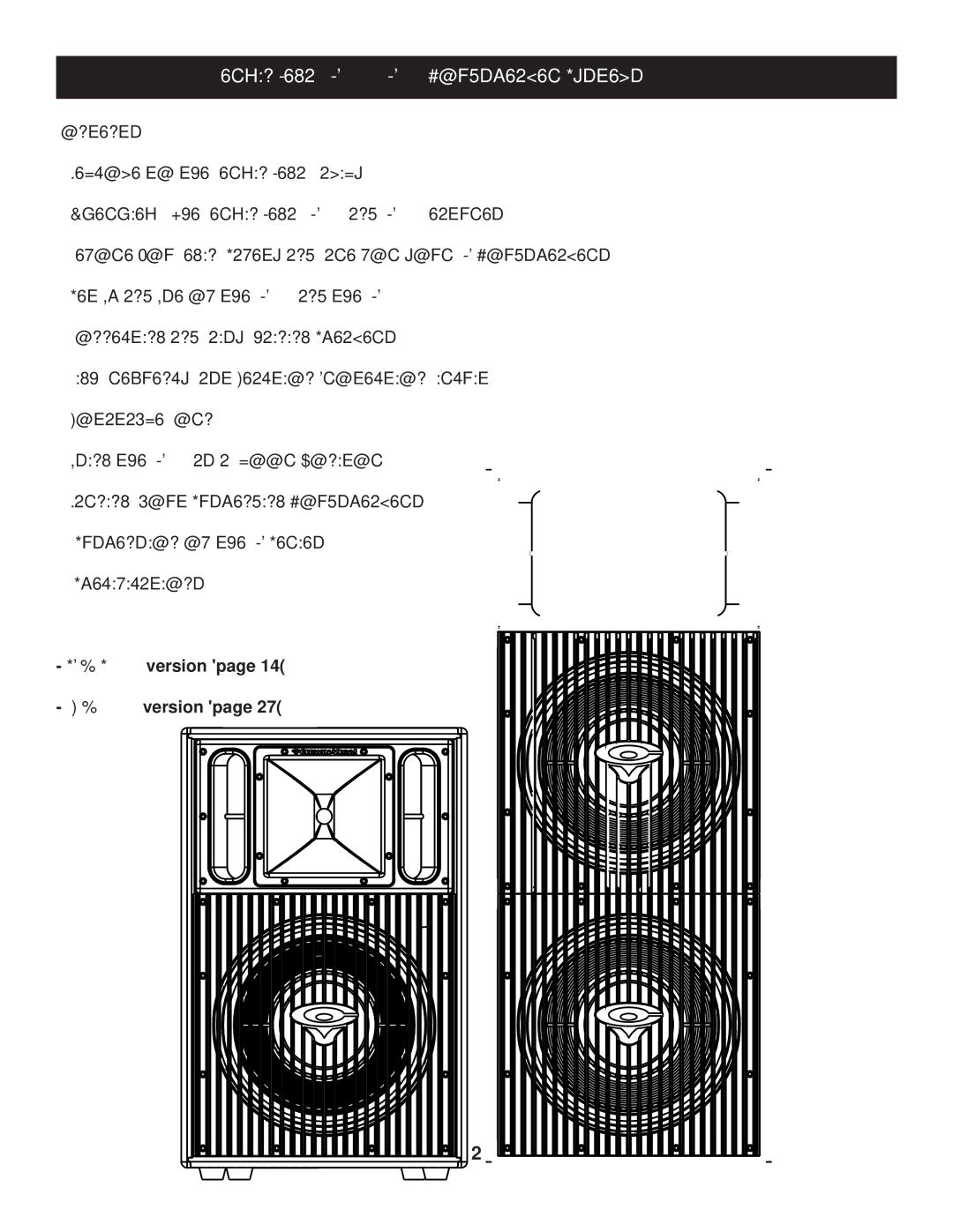 Cerwin-Vega manual Cerwin-Vega! CVP-2153 & CVP-1152 Loudspeaker Systems, Contents Welcome to the Cerwin-Vega! Family 