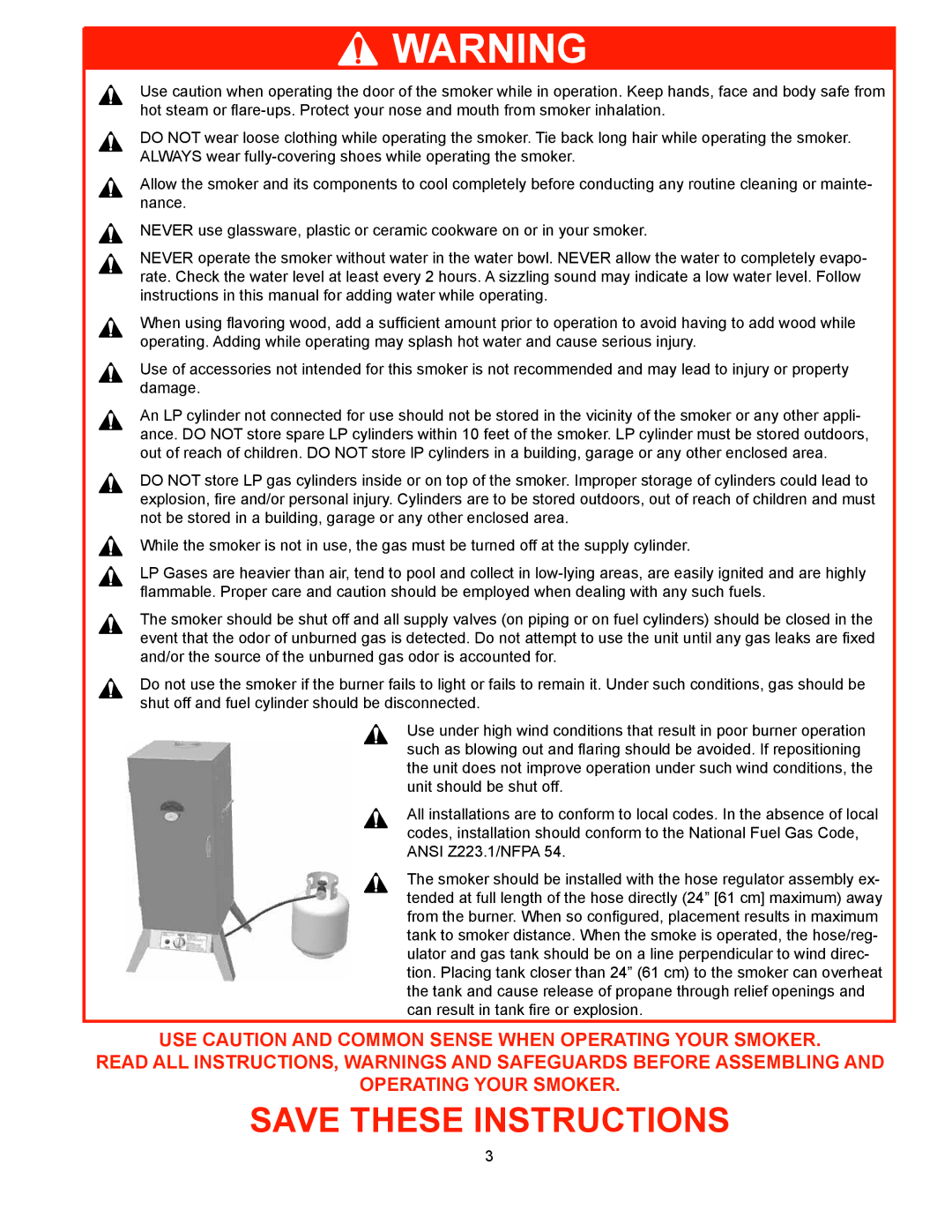 CFM Corporation 3405BG owner manual 