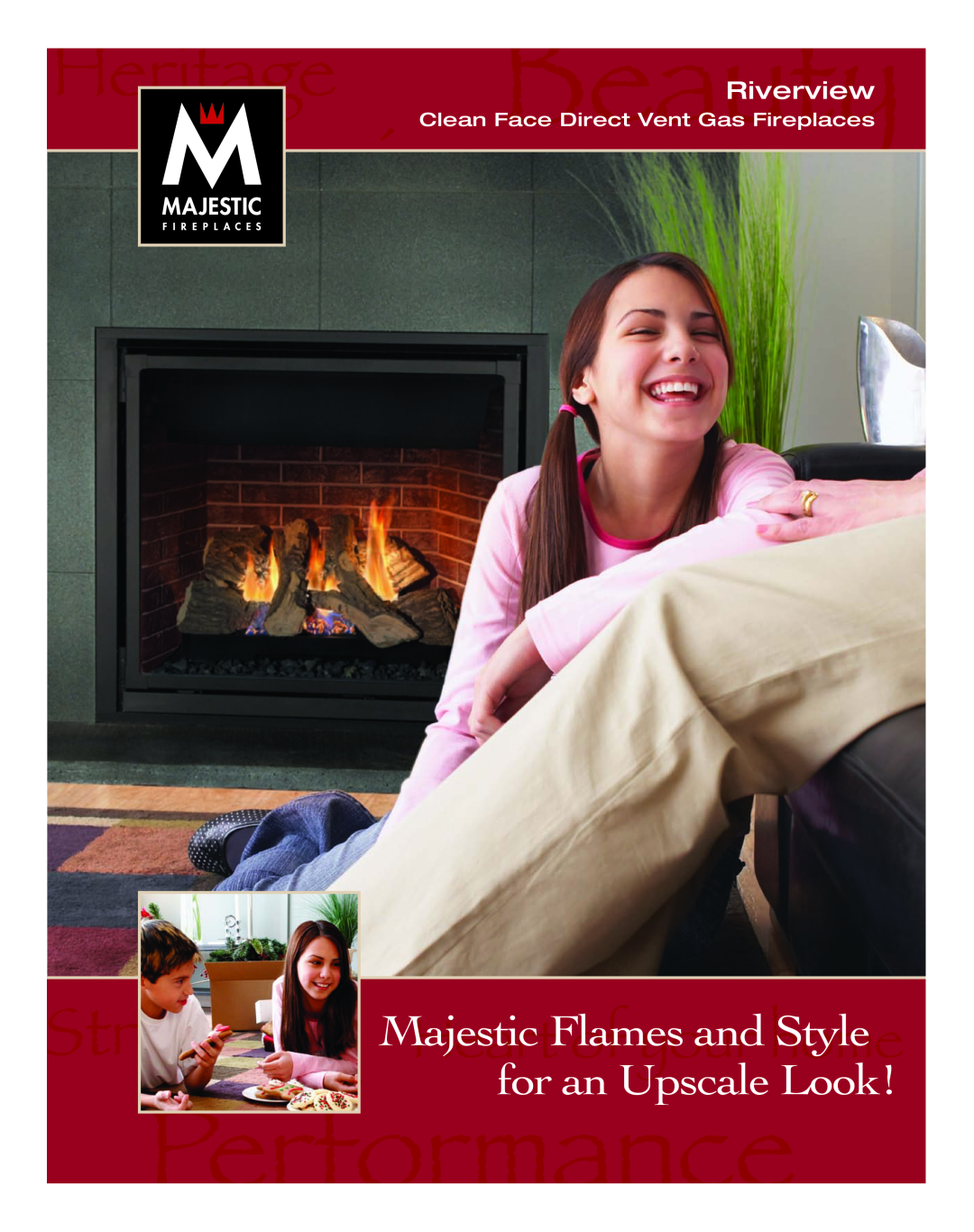 CFM Corporation RDV4136 manual Majestic Flames and Stylefor an UpscaleLook, Riverview 