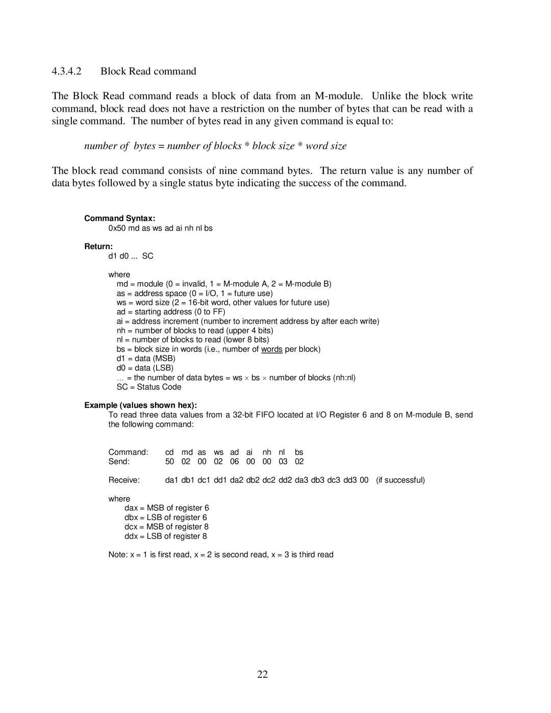 CH Tech EM405D user manual 0x50 md as ws ad ai nh nl bs 