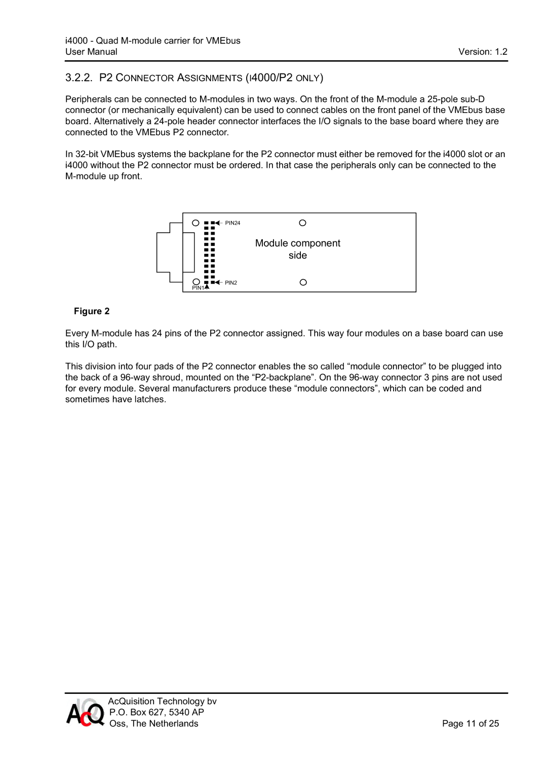 CH Tech i4000 user manual 2. P2 Connector Assignments I4000/P2 only 