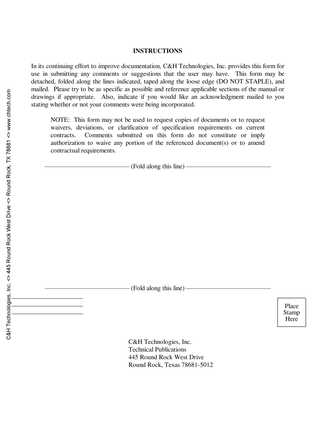 CH Tech M222 user manual Instructions 