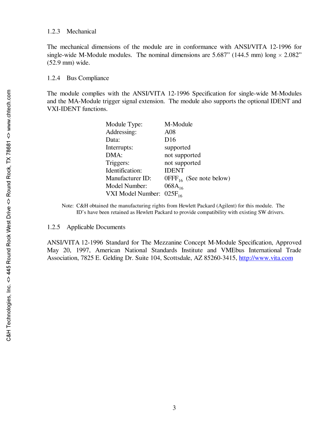 CH Tech M222 user manual Dma 