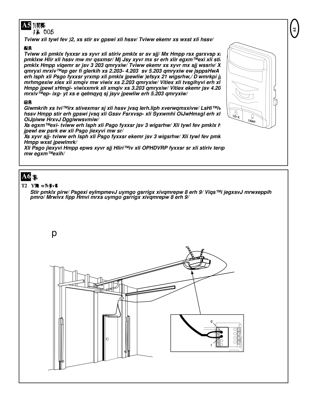 Chamberlain MT60P manual Special Features, Door within a door connection 