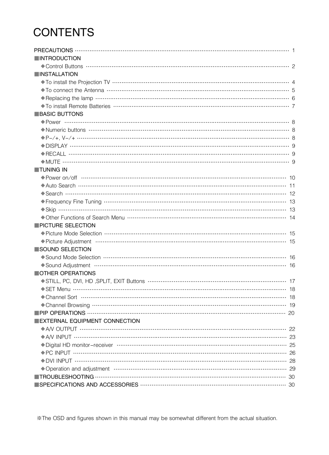 Changhong Electric 51DLP31A manual #$%&$ 