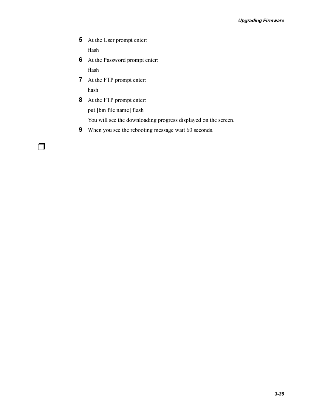 Chaparral FS2620R manual Upgrading Firmware 