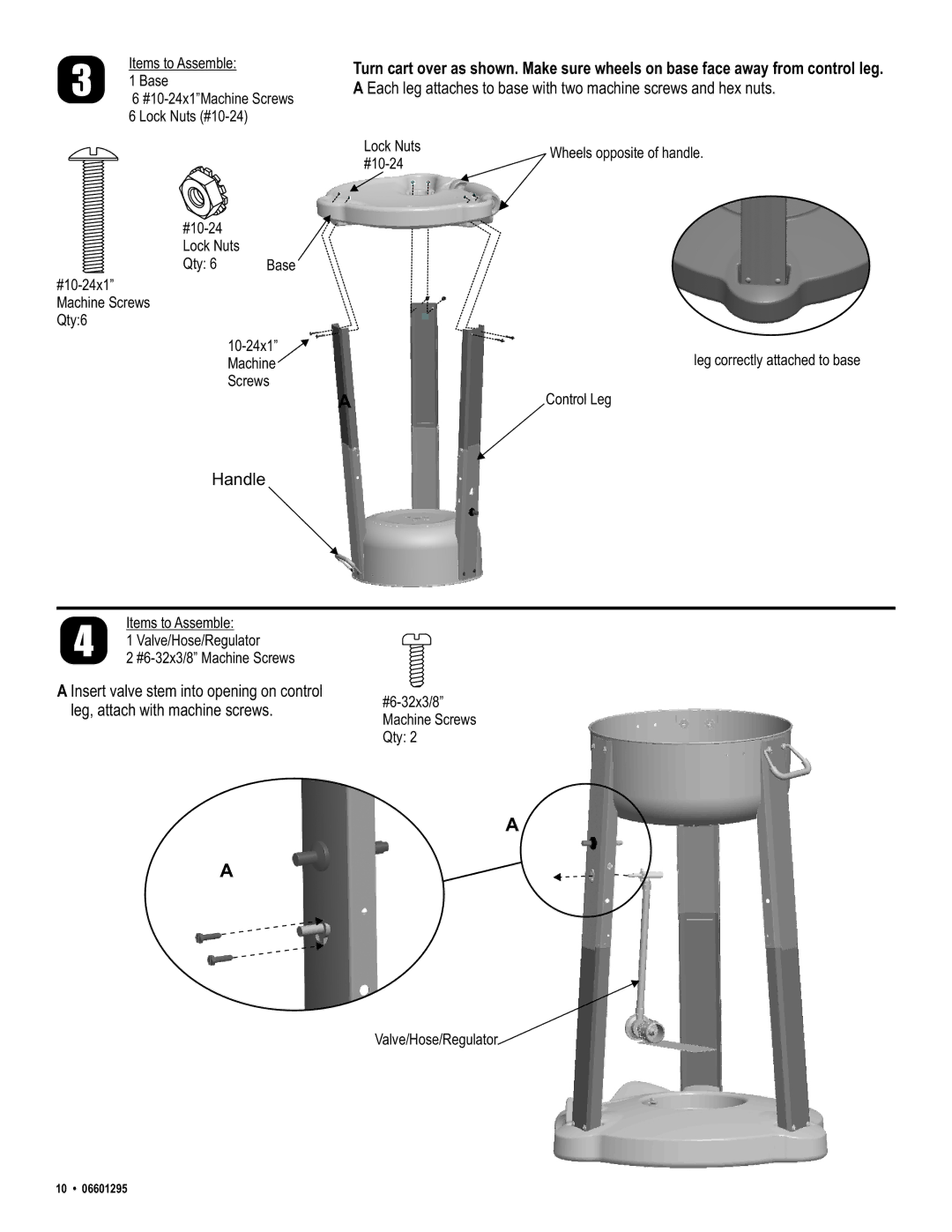 Char-Broil 06601295 manual Handle 