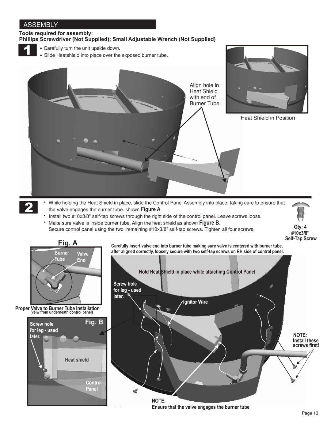 Char-Broil 42804468, 10101550 manual Fig. a 